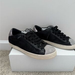 P448 Black and Gray Women's Sneakers